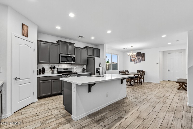 Kitchen & Dining Room& Entry