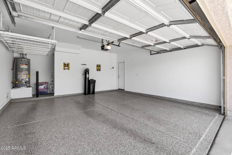 Garage w/extra storage areas