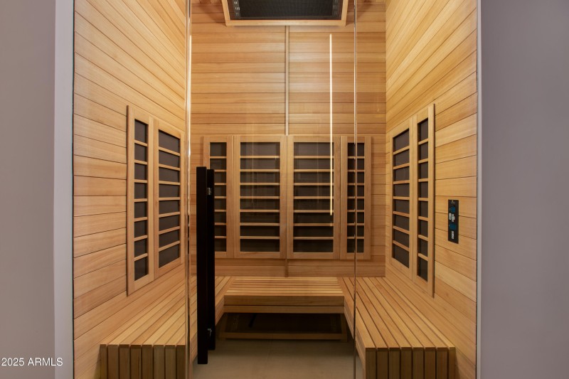 CUSTOM BUILT IN INFARED SAUNA