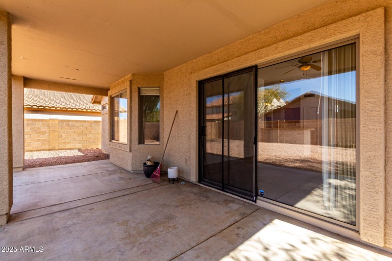 Covered Back Patio