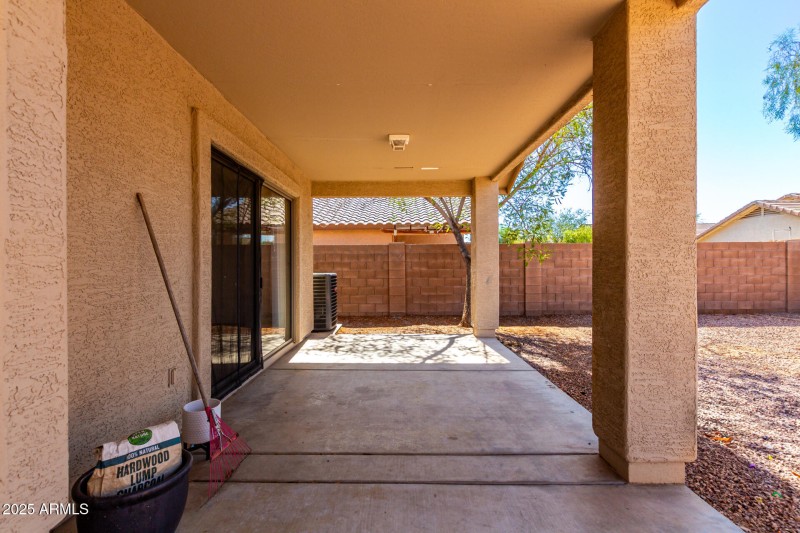 Covered Back Patio