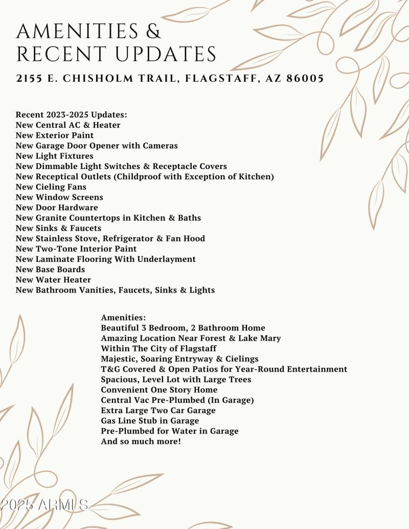 Updates & Amenities (updated)