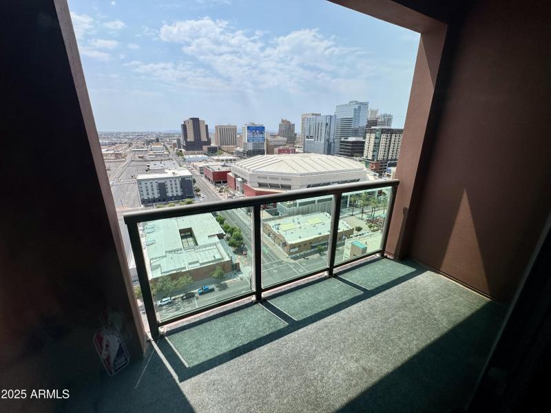 Patio with view