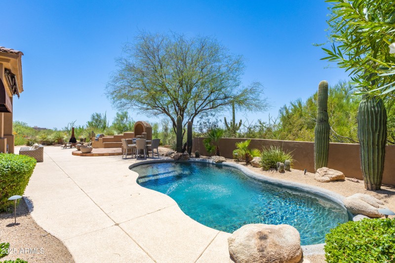 Backyard Pool View