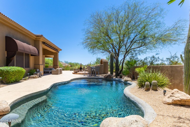 Backyard Pool View