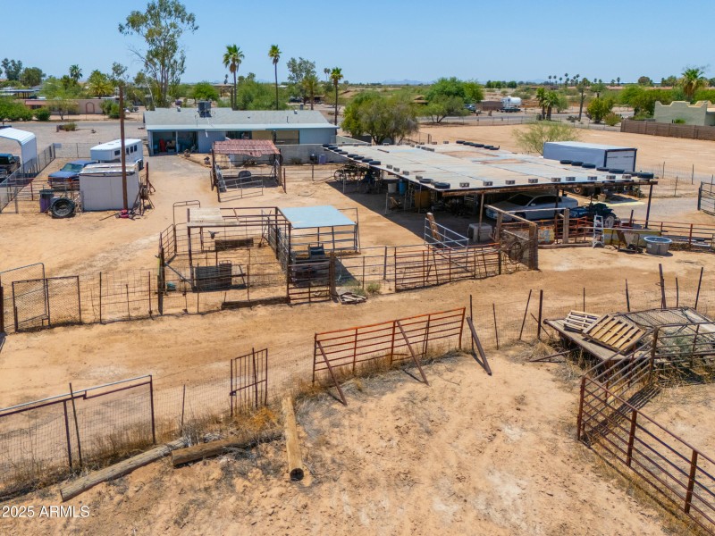 horse corrals