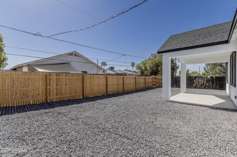 Back yard 1