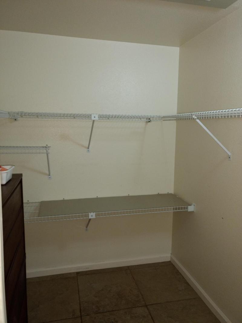 Pantry and walk in closet