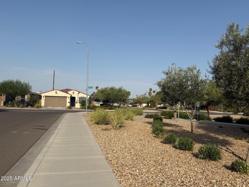 street to the house