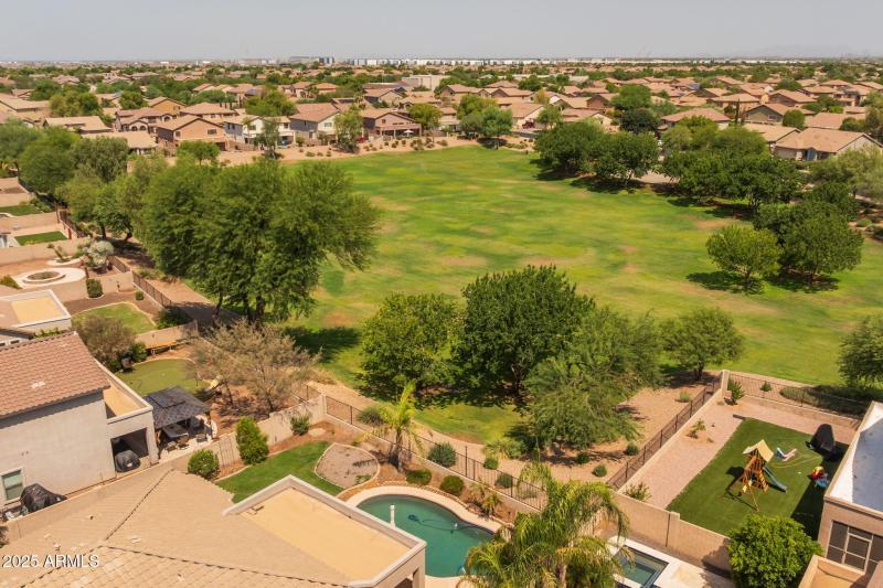 Aerial View of Community Open Space