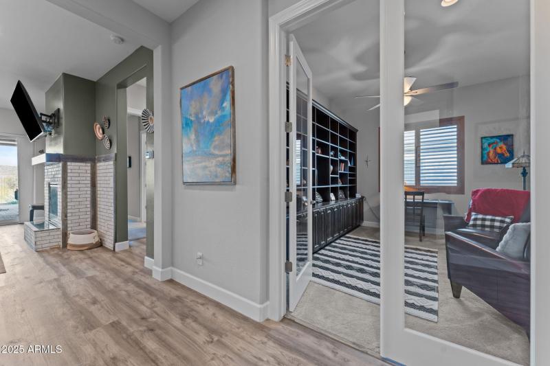 With doors for privacy