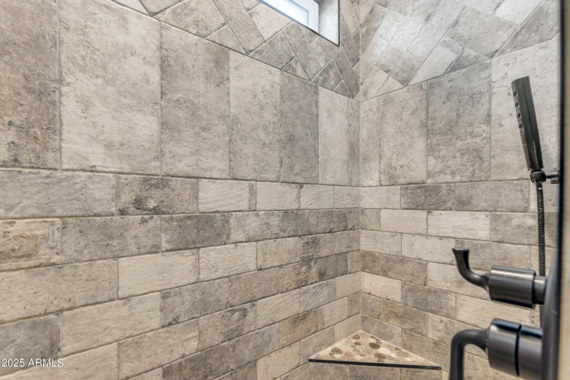 Master shower