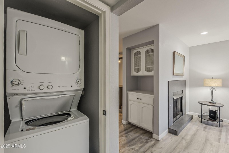 Washer and Dryer Inside