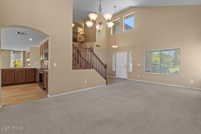 Entry, dining & living