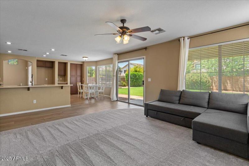 Family room & kitchen