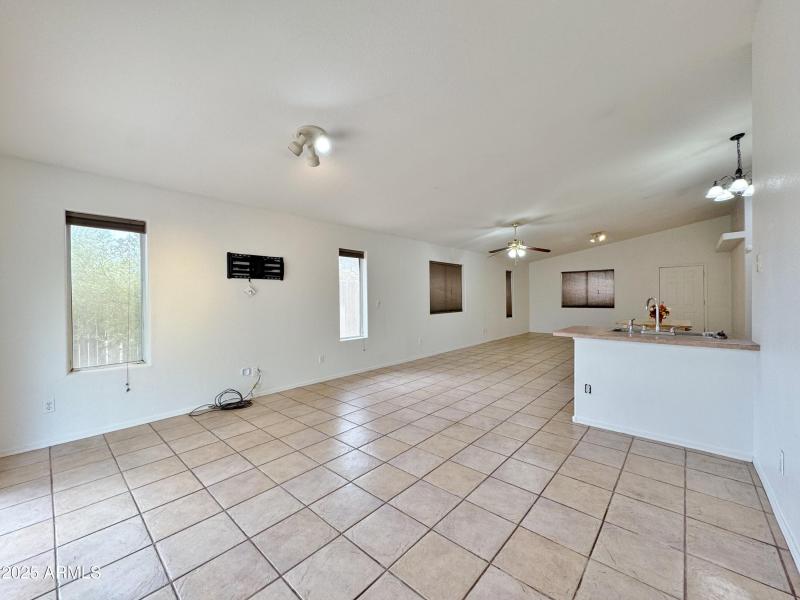 View from dining/family room