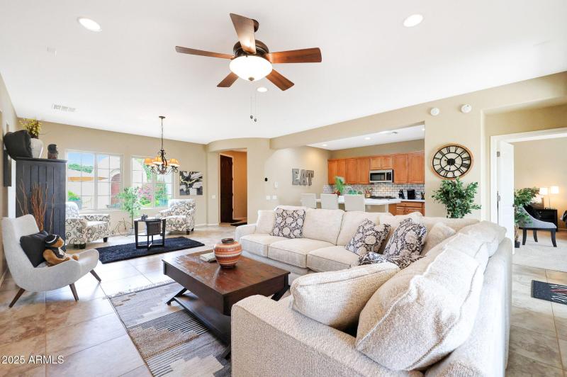 view from living room