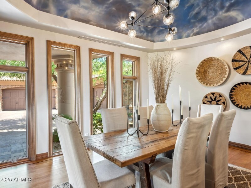 028_Dining Room with Courtyard Views