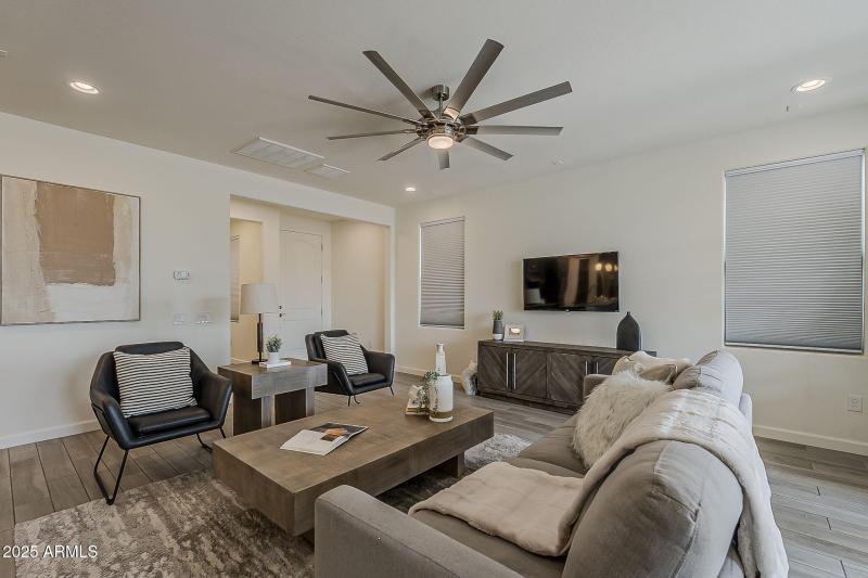 HUGE Ceiling Fan at Great Room