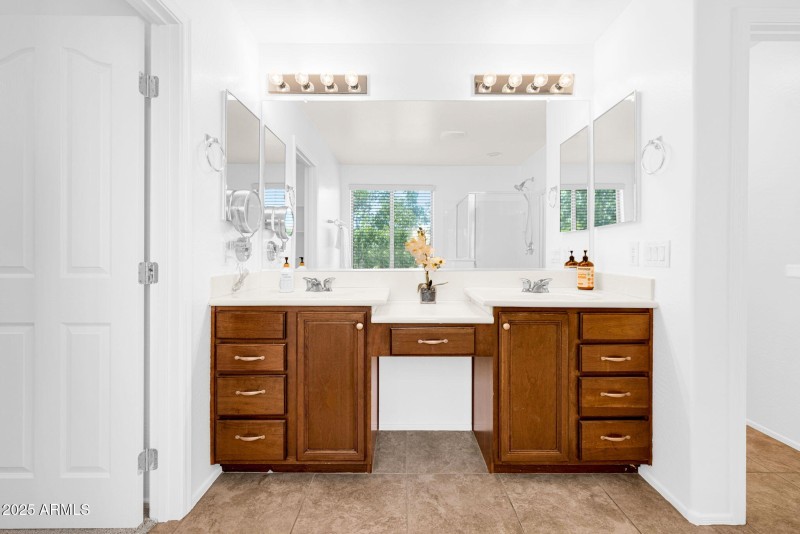 Primary Bath Dual Sinks