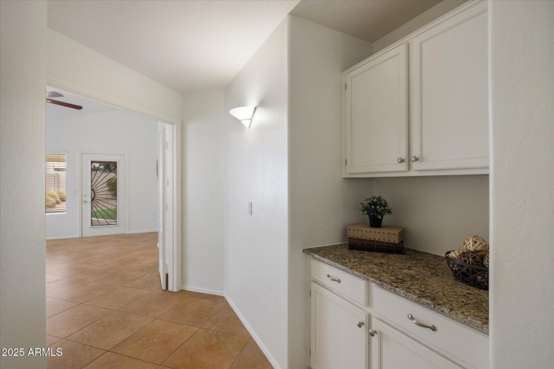 Storage in hallway