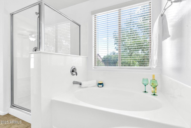 Primary Bath Separate Tub / shower