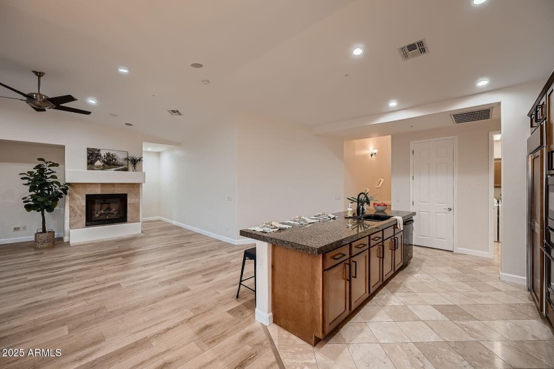Kitchen Island - Living Room