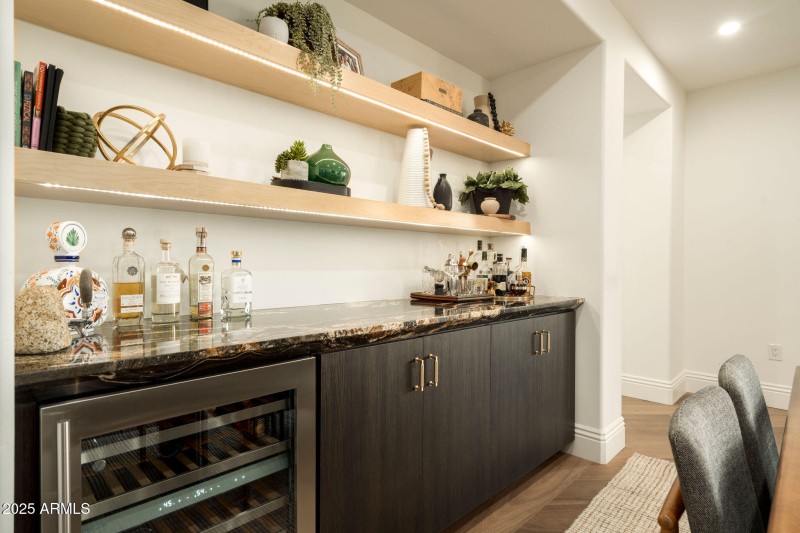 Bar with Wine Fridge