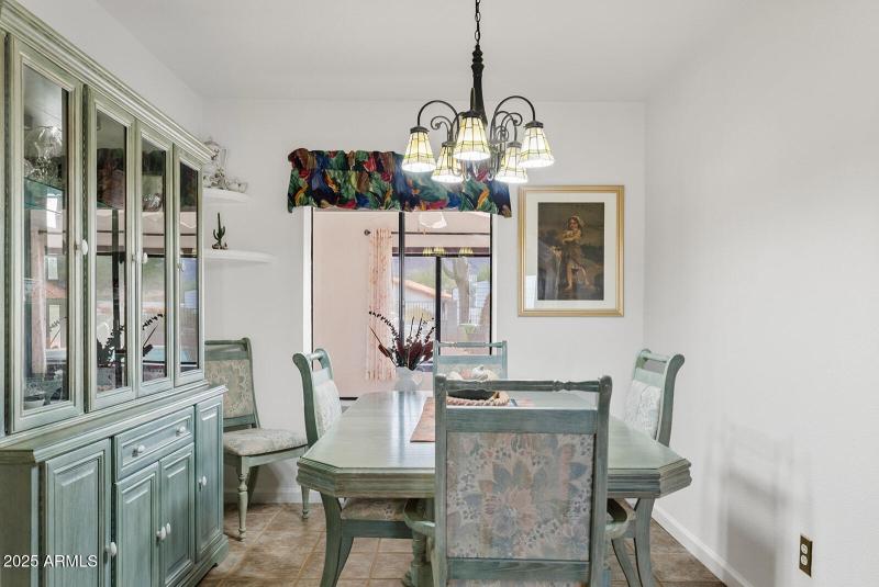 Formal dining area