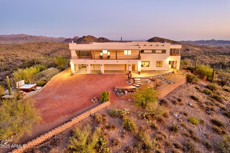 Aerial Twilight View – South Facing