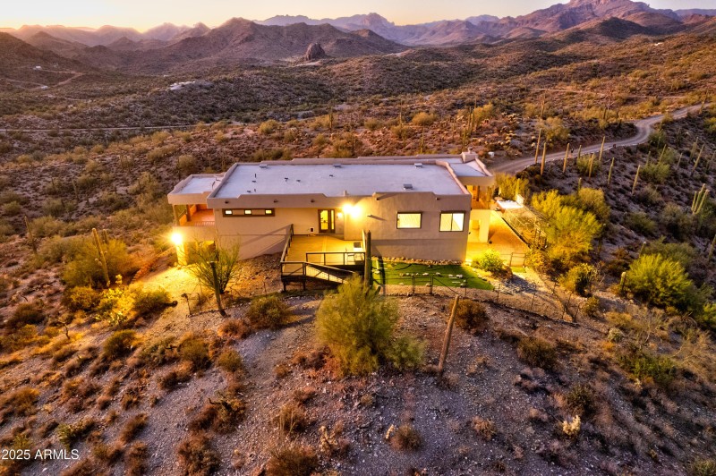 Aerial Twilight View – North Facing