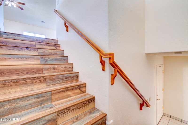 Stairway to Second Floor