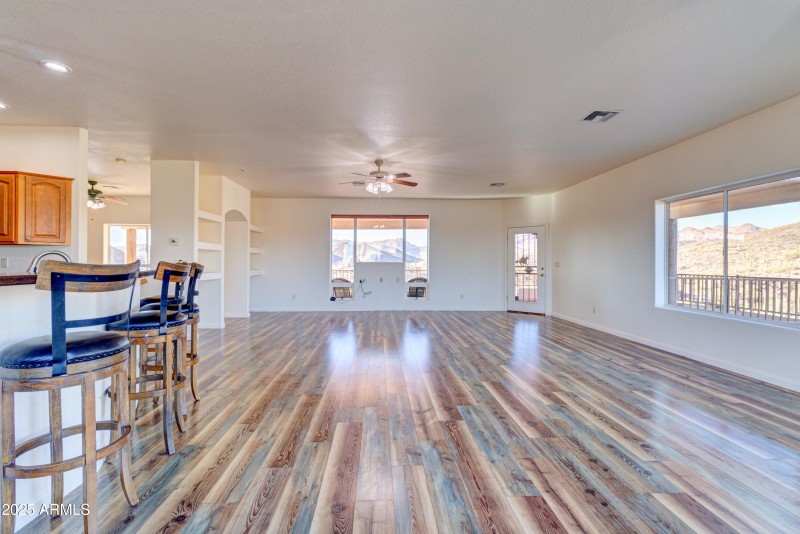 Upstairs Living Room – Facing North