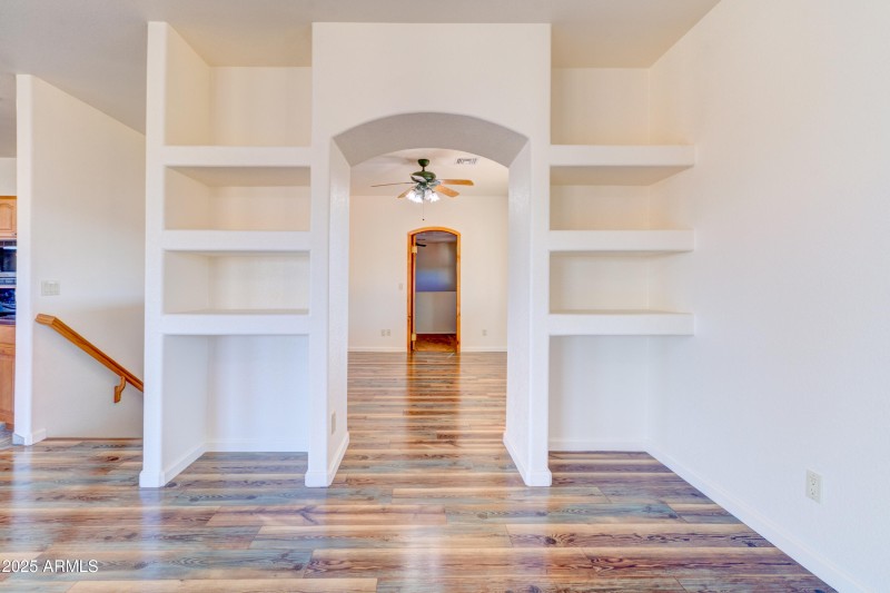 Upstairs Living to Dining