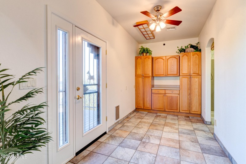 Office, Patio & Bath Entry