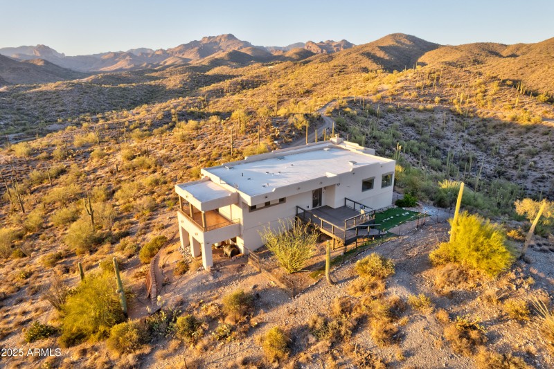 Aerial Rear View – NE Facing