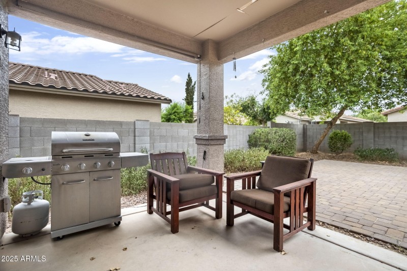 Rear Patio