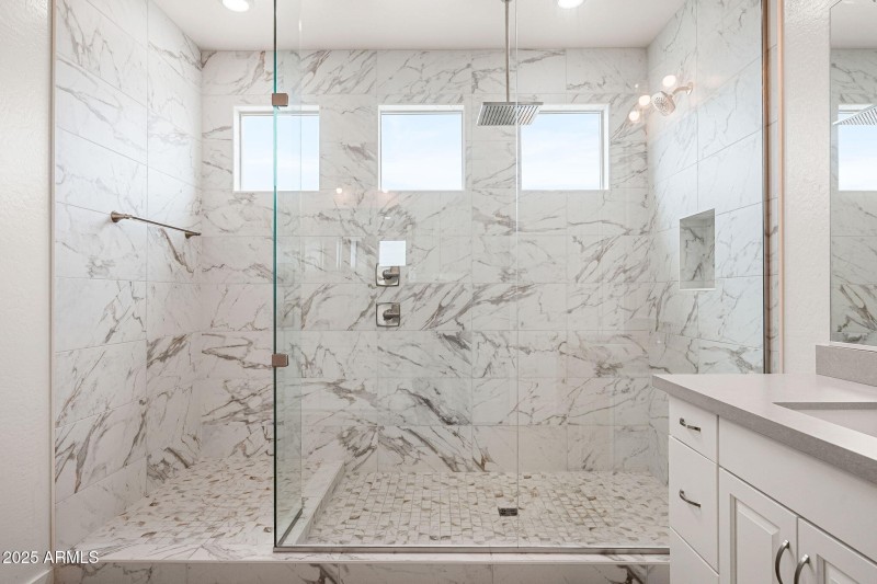 Walk in shower
