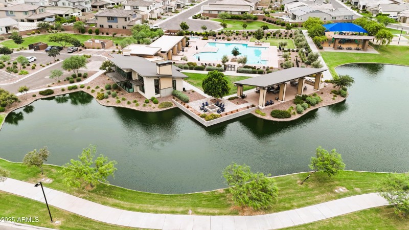 Community lake view