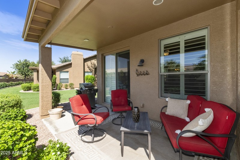 Covered patio