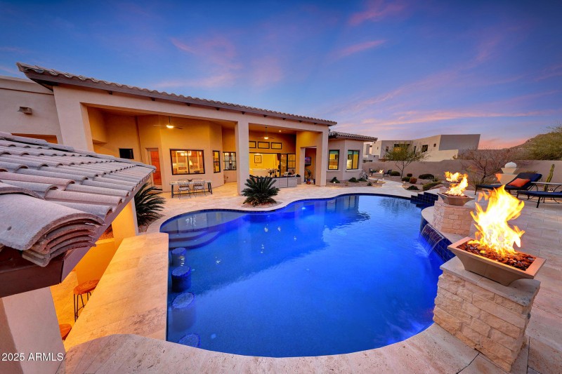 Pool Looking Back
