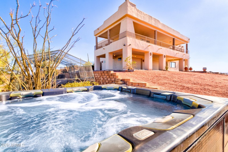 Front Exterior with Spa