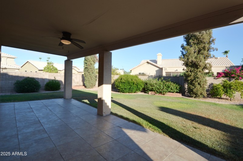 Back patio