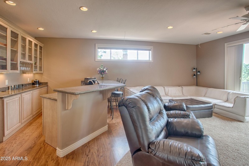 Media Room with Bar