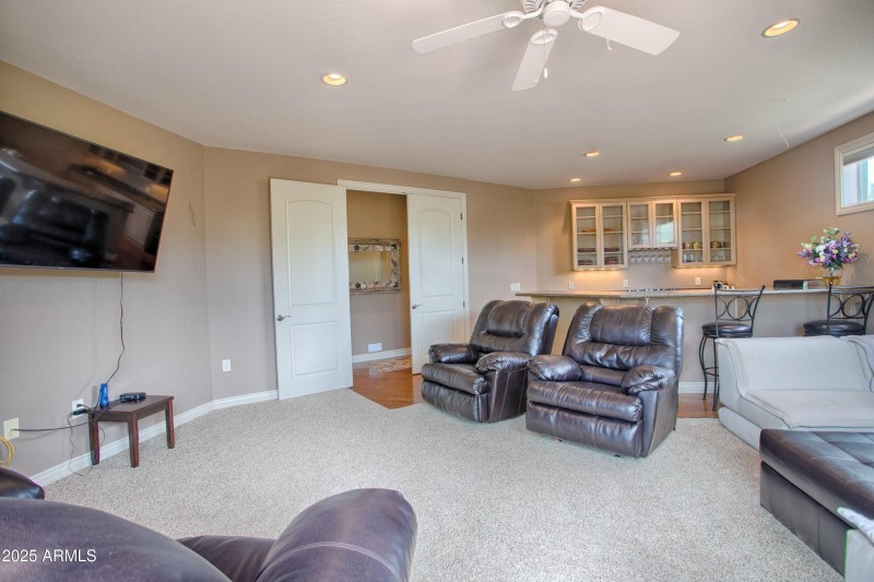 Media Room with Bar