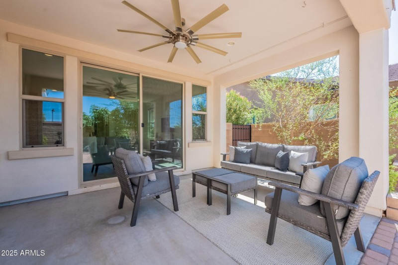 Covered Rear Patio