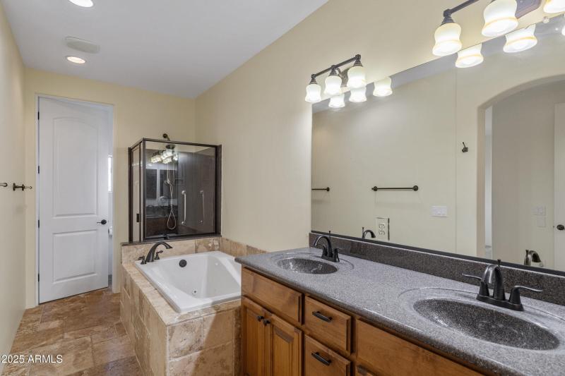 Couble vanities in master