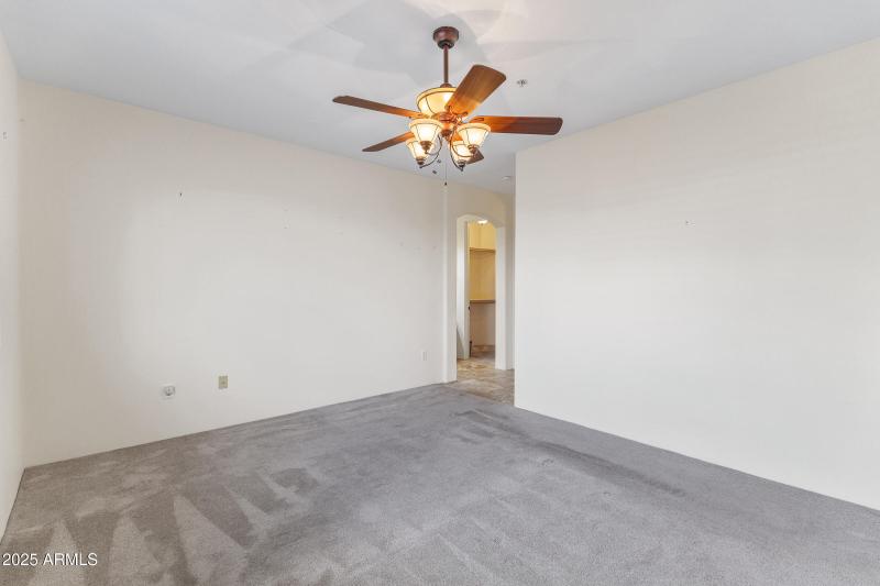 Spacious master bedroom