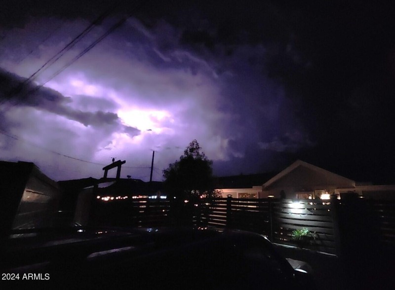 view of lightning