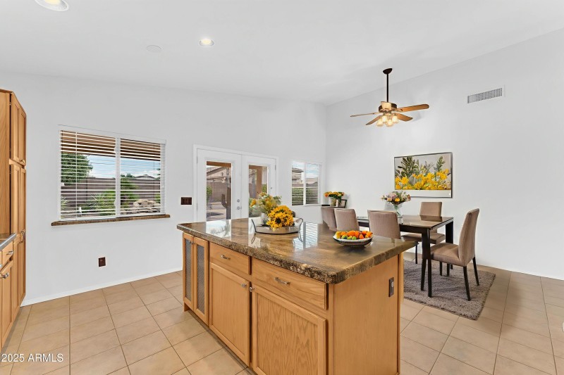 French Doors Lead to Yard